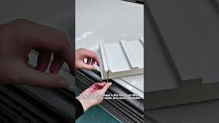 Brand new product Great Wall insulated roof panels with polyurethane core [upl. by Picker]