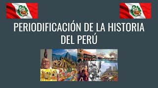 ⭐▶️Periodización de la historia del Perú Épocas y Periodos 📘 aulamedia [upl. by Yenoh]