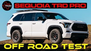 2023 Toyota Sequoia TRO PRO  Off Road Review [upl. by Glaser]