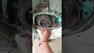 RTR bs6 bike clutch plate change Karne Ka Tarika bike shorts [upl. by Ahsenrad]