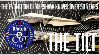 The Kershaw Knives Tilt 50th anniversary Knife and Evolution of Kai USA designs [upl. by Hairehcaz]