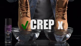 How to protect yellow boot timberland vs Water  Crep protect spray Test [upl. by Stesha]