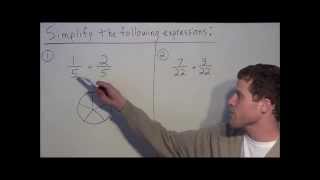 Adding fractions with the same denominator [upl. by Ennadroj]