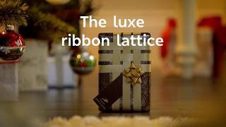 MampS Christmas 2017  How to nail present wrapping with the luxe ribbon lattice [upl. by Maze21]