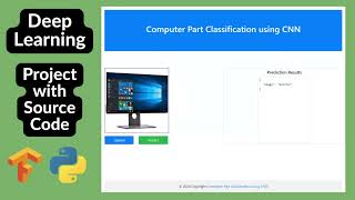 Computer Parts Classification using CNN Project with Source Code  Flask Web App [upl. by Sivert]