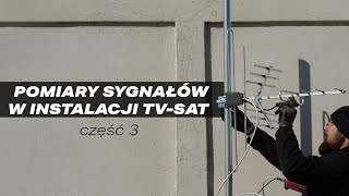 POMIAR SYGNAŁÓW W INSTALACJI TVSAT  część 3  sygnał DVBT2 [upl. by Angelina]