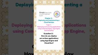 How do you deploy serverless applications using App Engine and Cloud Run [upl. by Saref]