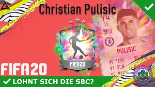 CHRISTIAN PULISIC SBC 😱🔥 SUMMER HEAT PULISIC SBC LOHNT SICH DIE SBC  FIFA 20 ULTIMATE TEAM [upl. by Neidhardt]