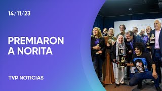 Nora Cortiñas premio Arturo Jauretche 2023 [upl. by Elleivad]