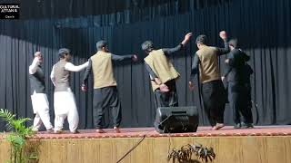 Da Ghrona Ghrona Afghanistan de Attan Song University of Punjab Students Attan Part 1 [upl. by Oinotnanauj450]