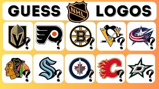 Guess the NHL Logos quiz nhl hockey logoquizchallenge [upl. by Eleanor]