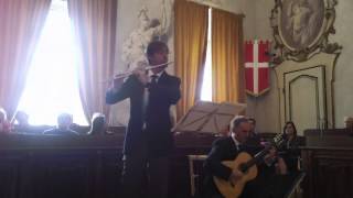 Gluck Dance of Blessed Spirits  S Zampetti flute L Verrini guitar [upl. by Yhcir]