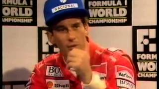 Ayrton Senna Calls Prost A Coward [upl. by Roots]