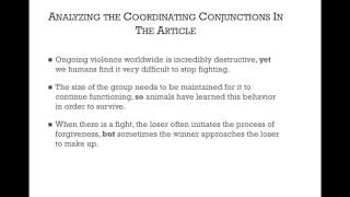 GS4 Ch11 A3 Coordinating conjunctions and transitions [upl. by Notpmah974]