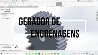 Gerador de Engrenagens no Solidworks [upl. by Derdle]