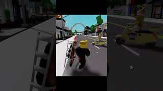 Roblox Brookhaven Glitch Swimming on Asphalt [upl. by Olrac]