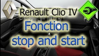 Renault Clio IV  Fonction stop and start [upl. by Ilysa]