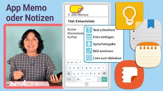 Notizen auf dem Smartphone speichern Smartphone Training für Seniorinnen Teil 29 [upl. by Teillo]