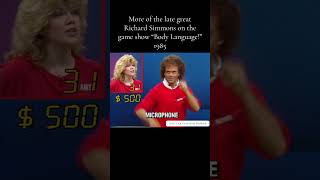 More of the great Richard Simmons on the gameshow “Body Language” from 1985 [upl. by Lertsek]