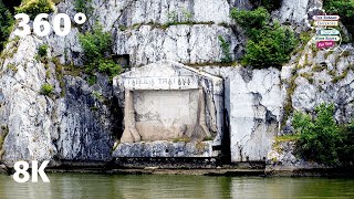 Kladovo Tabula Traiana Trajans Bridge amp more  Roman Heritage  Danube Trail of Serbia VR 360 8k [upl. by Heady]