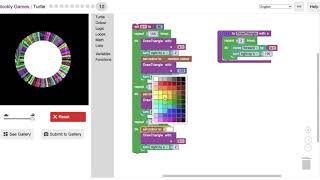 Blockly Games Turtle Solutions 110 [upl. by Vasilek]