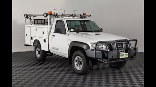 29929  2011 Nissan Patrol DX service body ute [upl. by Rochus]