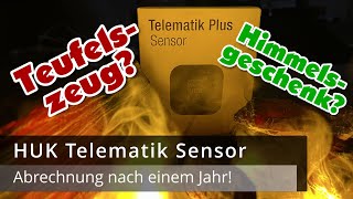 Telematik Sensor der HUK Coburg  Abrechnung 20232024 [upl. by Nerwal]