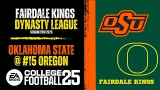 FAIRDALE KINGS OKLAHOMA STATE  15 Oregon LIVE STREAM [upl. by Idnod]