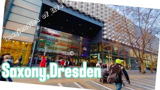 Germany 🇩🇪 saxony  Dresden a beautiful city of sachsen and its shopping centre in main city centre [upl. by Hussar]