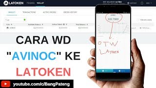 CARA WD AVINOC DARI IMTOKEN KE LATOKEN WD [upl. by Esertap213]