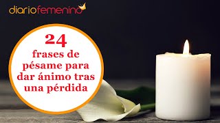 24 aliviadoras frases para dar el pésame sentidos mensajes de condolencia 🕯 [upl. by Tena250]