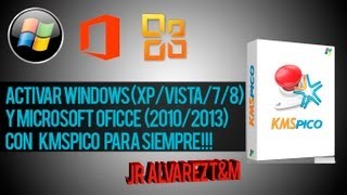 Activador de Windows XPVista78 y Office 20102013 KMSPico FINAL100 2014 [upl. by Bakki60]