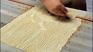 Baklava Nasıl Yapılır  El Açması Baklava Tarifi  Turkish Baklava Making [upl. by Burd]