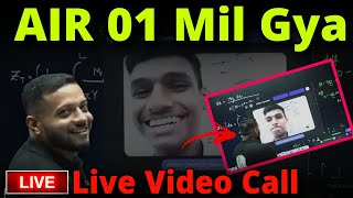 Live Class Air 01 Mil Gya Video Call 😲  Rajwant Sir OP  Rajwant Sir Comedy  Physicswallah [upl. by Girand463]