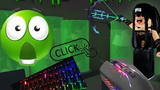 MM2 GAMEPLAY with KEYBOARD ASMRsoothing music [upl. by Dlonyar]