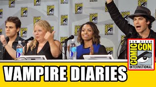 THE VAMPIRE DIARIES Comic Con Panel [upl. by Yatnahs775]