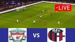 🔴Liverpool VS Bologna LIVE FOOTBALL MATCH I Aston Villa Football Live I Pes 21 Game [upl. by Missy]