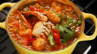 Korean crab stew Kkotgetang 꽃게탕 [upl. by Daegal]