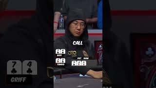 10 Million Dollar POKER BLUFF shorts poker [upl. by Yaluz773]