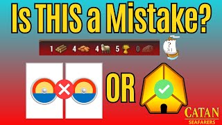 Is THIS a Game Changing Mistake  Catan Seafarers  Game 202 [upl. by Anauqed669]