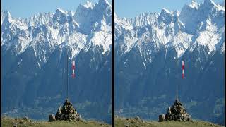 Septemberschnee in den Alpen Südtirol Prämajur  Watles 3D 4K Diaschau [upl. by Ahsyle971]