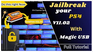 How to jailbreak ps4 1102 with magic usb [upl. by Sylvan]