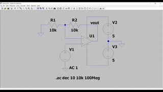 LTSPICE Tutorial  Simulating with the Universal Opamp Model [upl. by Yraht]