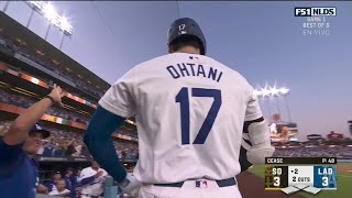 🤩 HOME RUN Shohei Ohtani  San Diego Padres 33 Los Angeles Dodgers  NLDS G1  MLB 2024 [upl. by Emlin]