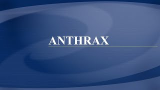 Anthrax Lecture [upl. by Angeline]