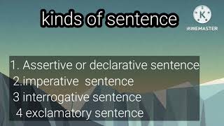 kinds of sentences [upl. by Mellisent]