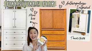 DIY Anthropologie Inspired Armoire [upl. by Bertasi116]