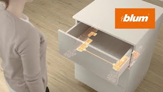 TIPON BLUMOTION for MOVENTO mechanical opening system combined with soft close  Blum [upl. by Jim272]