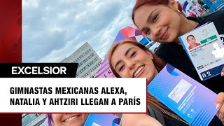 Gimnastas mexicanas ya están en París [upl. by Idnahk]