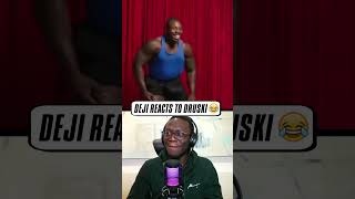 DEJI REACTS TO DRUSKI funny laugh trynottolaugh deji [upl. by Haynes]